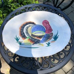 Mid Century Turkey Platter
